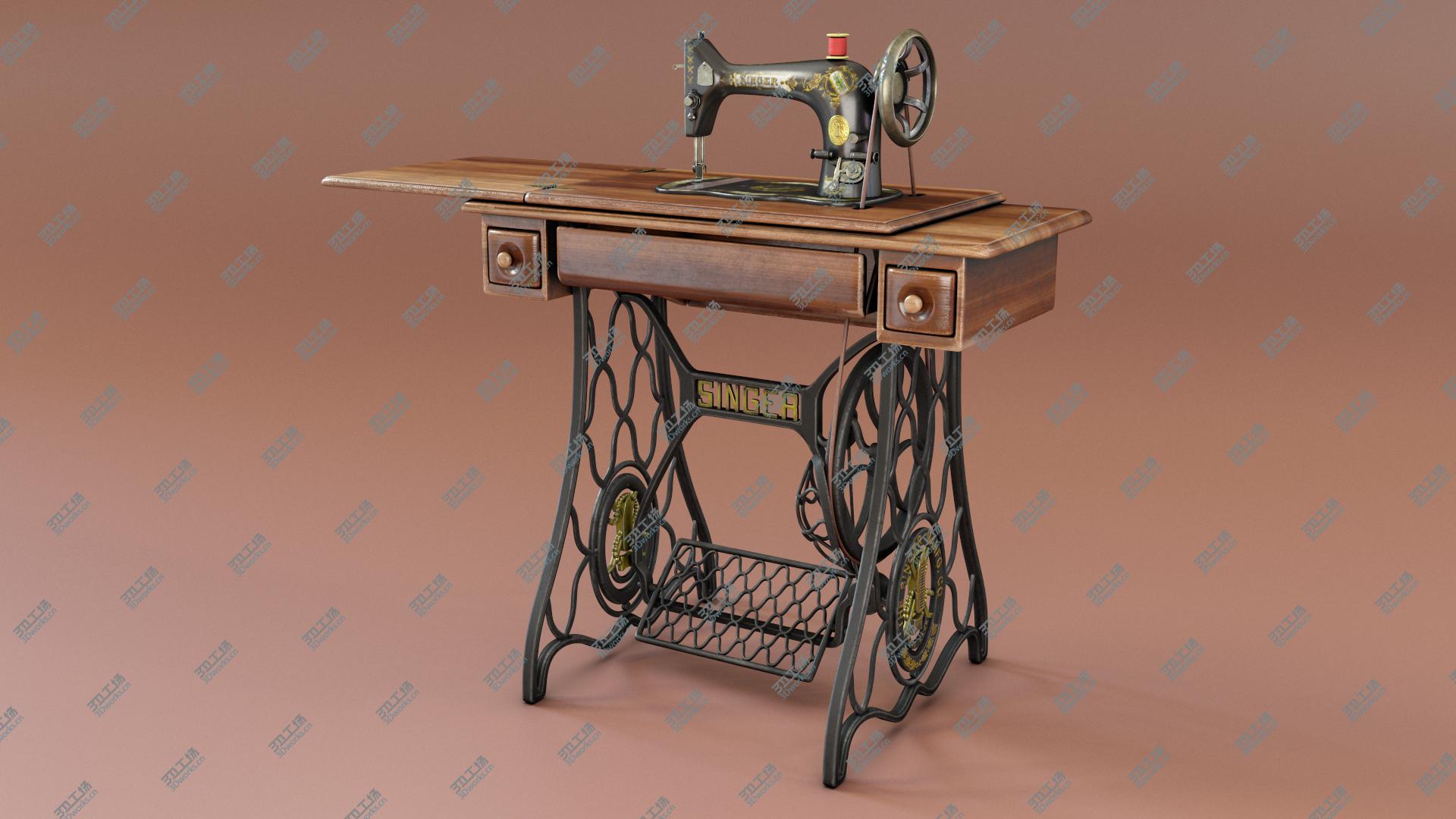 images/goods_img/2021040164/3D model 1907's Singer Sewing Machine/2.jpg